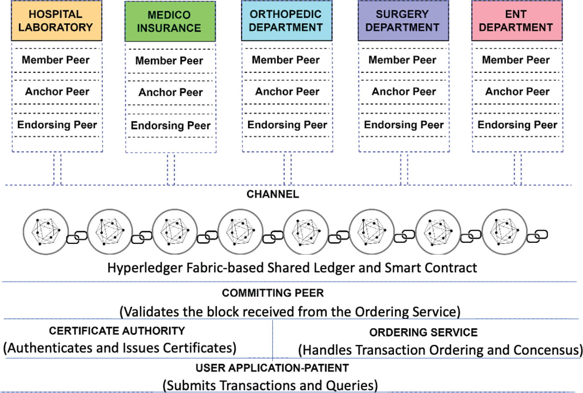 View of Hyperledger Fabric-Powered Digital Identity Scheme: Transforming CIA—Triad  Security in IoMT Integrated Healthcare Eco-System | Blockchain in  Healthcare Today
